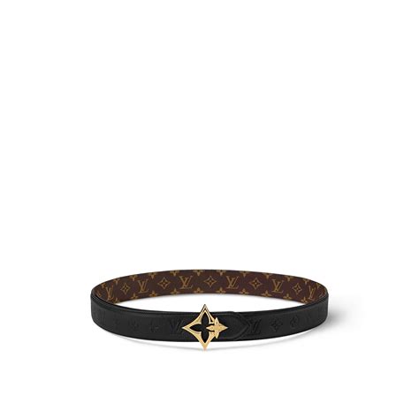 lv flowergram 30mm reversible belt|More.